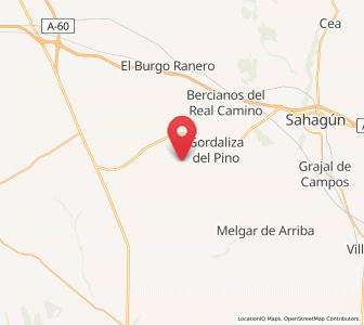 Map of Villeza, Castille and León