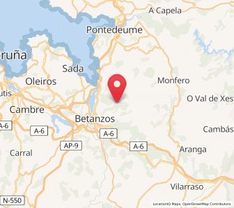 Map of Villozás, Galicia