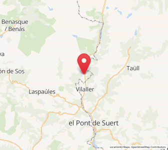 Map of Viñal, Aragon