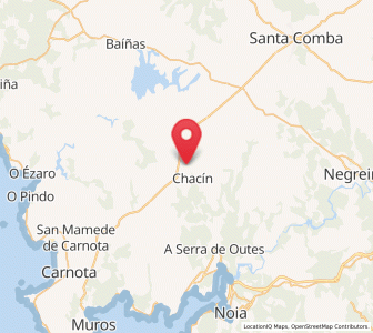 Map of Viojo, Galicia