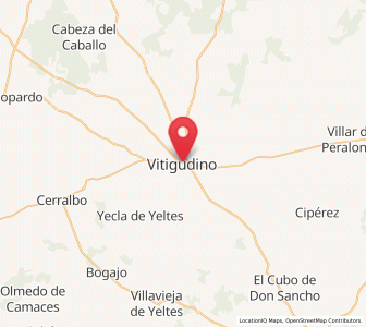 Map of Vitigudino, Castille and León