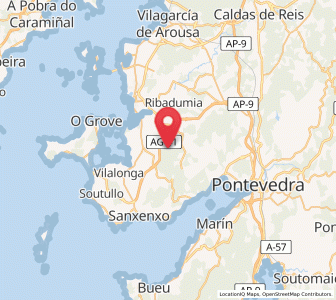 Map of Xil, Galicia