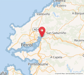 Map of Xubia, Galicia