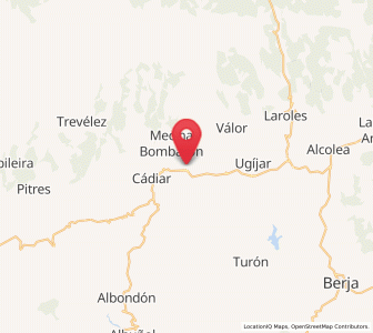 Map of Yátor, Andalusia