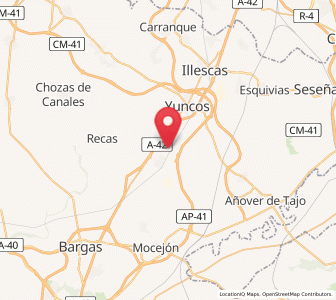 Map of Yuncler, Castille-La Mancha