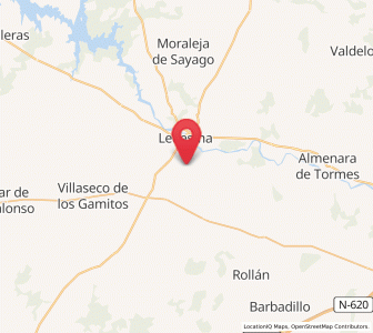 Map of Zafroncino, Castille and León