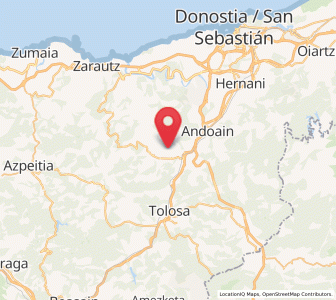 Map of Zizurkil, Basque Country