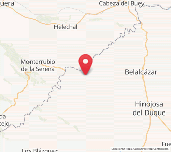 Map of Zújar, Andalusia
