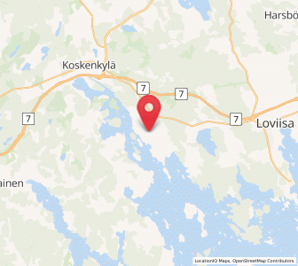 Map of Pernå, Uusimaa