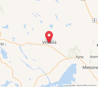 Map of Vinkkilä, Southwest Finland