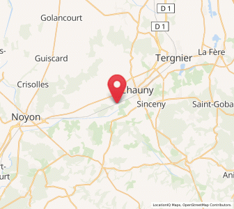 Map of Abbécourt, Hauts-de-France
