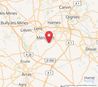 Map of Acheville, Hauts-de-France