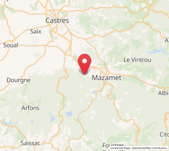 Map of Aiguefonde, Occitanie
