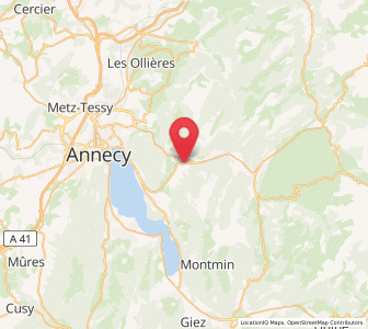 Map of Alex, Auvergne-Rhône-Alpes