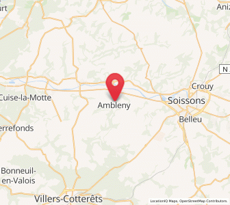 Map of Ambleny, Hauts-de-France