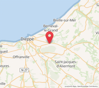 Map of Ancourt, Normandy