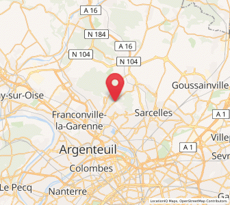 Map of Andilly, Île-de-France