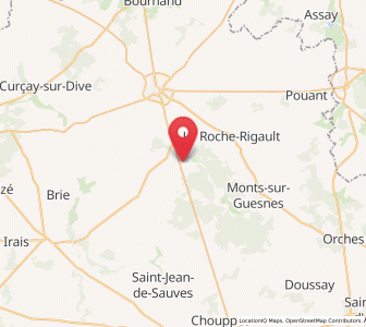 Map of Angliers, Nouvelle-Aquitaine