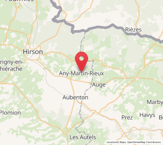 Map of Any-Martin-Rieux, Hauts-de-France