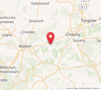 Map of Appilly, Hauts-de-France