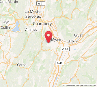 Map of Apremont, Auvergne-Rhône-Alpes
