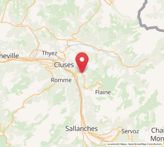 Map of Arâches-la-Frasse, Auvergne-Rhône-Alpes