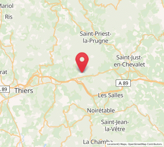 Map of Arconsat, Auvergne-Rhône-Alpes