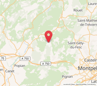 Map of Argelliers, Occitanie
