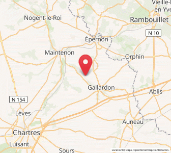 Map of Armenonville-les-Gâtineaux, Centre