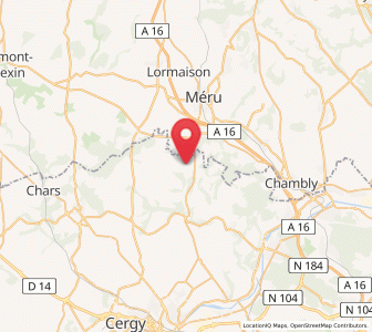 Map of Arronville, Île-de-France