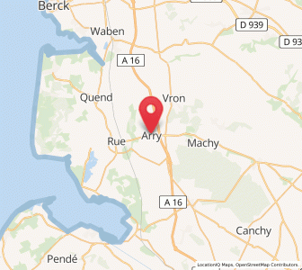 Map of Arry, Hauts-de-France
