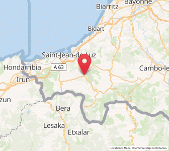 Map of Ascain, Nouvelle-Aquitaine