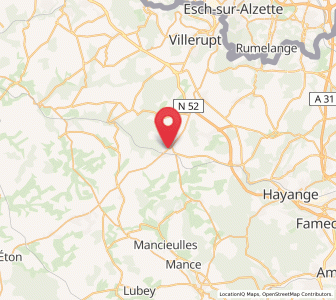 Map of Audun-le-Roman, Grand Est