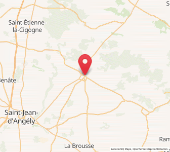 Map of Aulnay, Nouvelle-Aquitaine