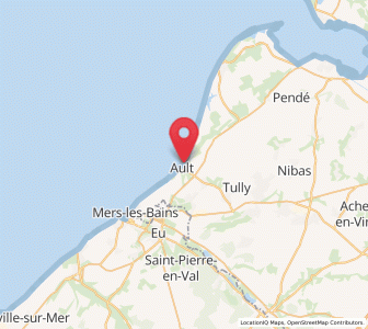 Map of Ault, Hauts-de-France