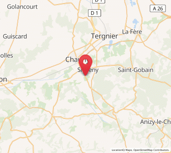 Map of Autreville, Hauts-de-France