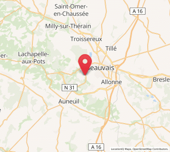 Map of Aux Marais, Hauts-de-France