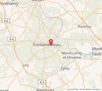 Map of Avon, Île-de-France