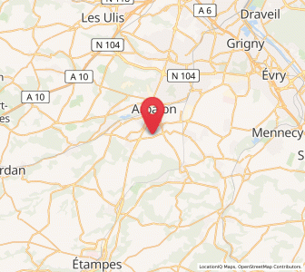 Map of Avrainville, Île-de-France