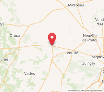 Map of Ayron, Nouvelle-Aquitaine