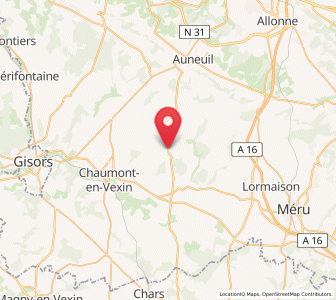Map of Bachivillers, Hauts-de-France