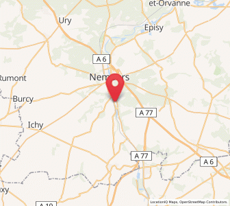 Map of Bagneaux-sur-Loing, Île-de-France