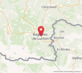 Map of Luchon, Occitanie
