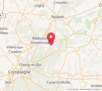 Map of Bailly, Hauts-de-France