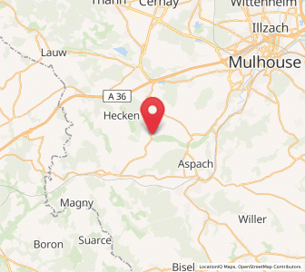 Map of Balschwiller, Grand Est