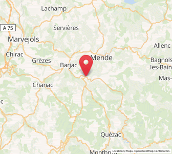 Map of Balsièges, Occitanie