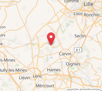Map of Bauvin, Hauts-de-France