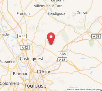 Map of Bazus, Occitanie