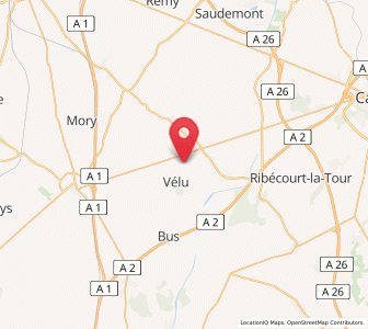 Map of Beaumetz-lès-Cambrai, Hauts-de-France