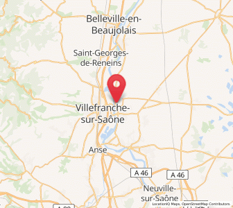 Map of Beauregard, Auvergne-Rhône-Alpes